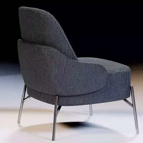 Soren Chair Low-poly 3D model 3
