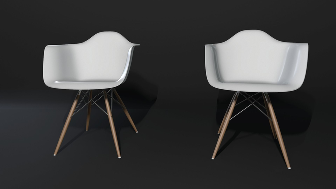 Chair for architecture visualizations render ready 