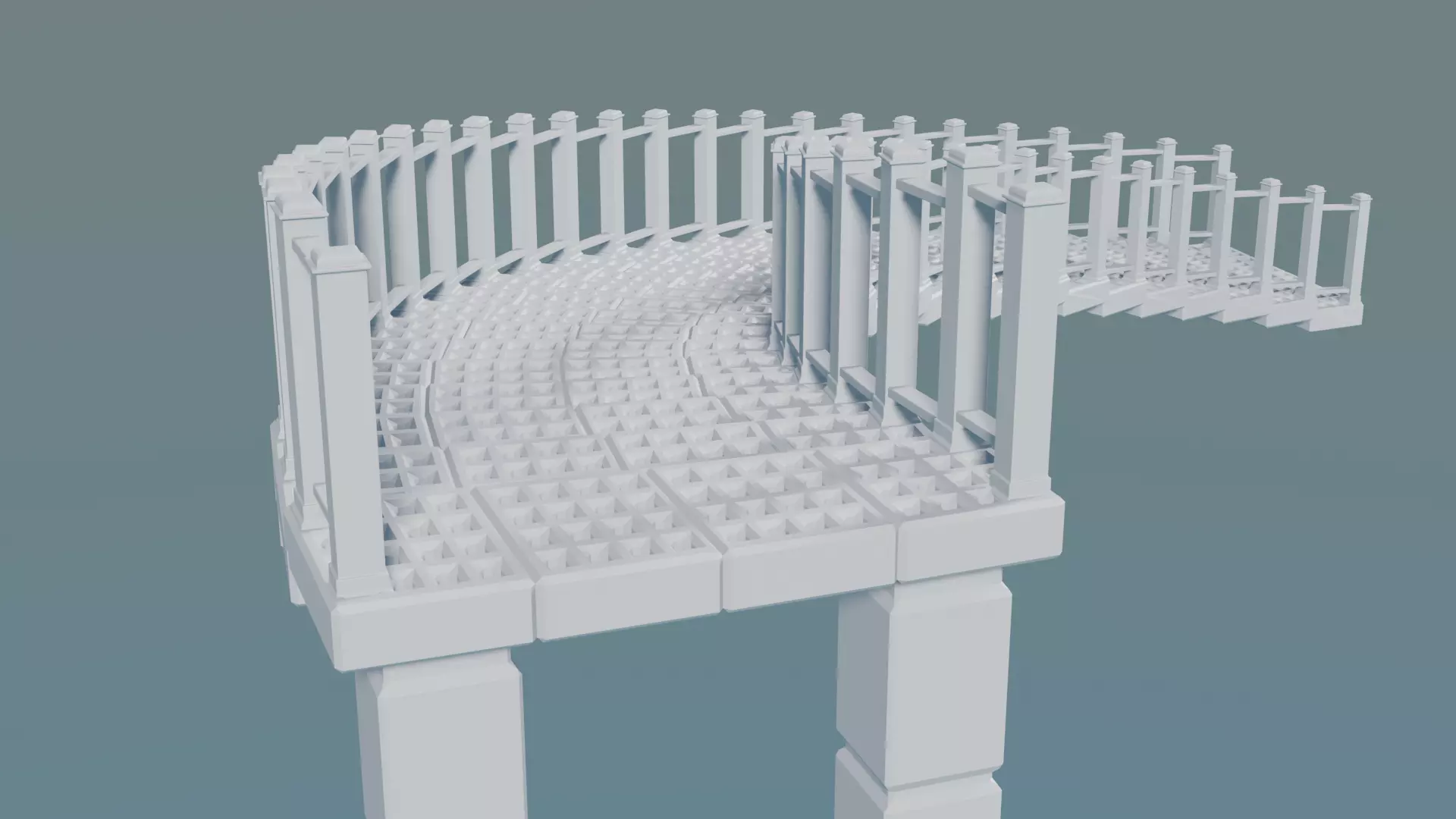 Beautiful Modern Staircase Design 3D print model