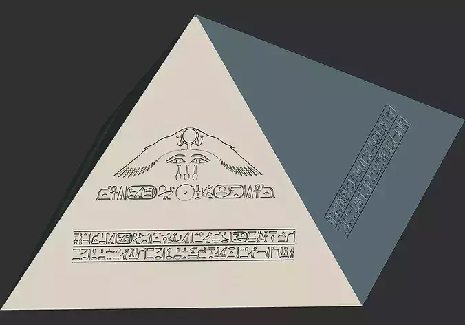 Egyptian Benben Pyramid 3D Printable STL Model