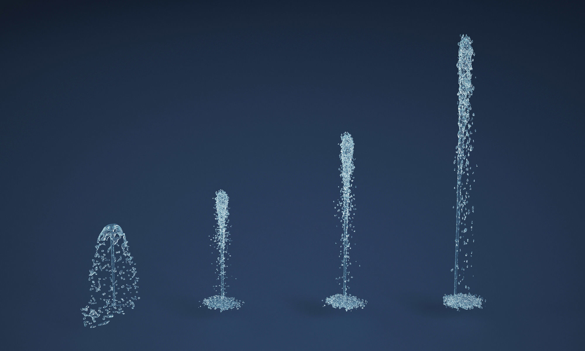 Water jet 3D model_3