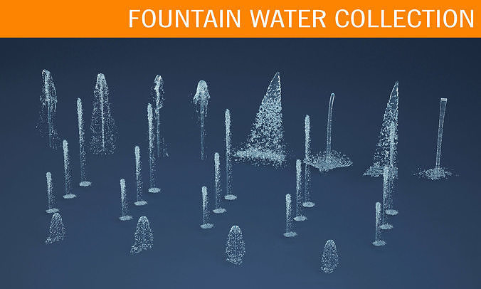 Water jet 3D model