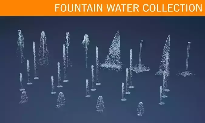 Water jet 3D model