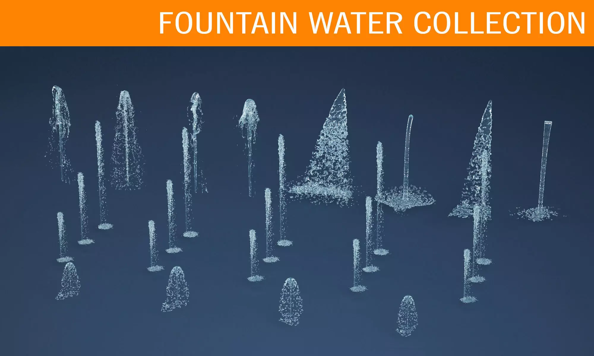 Water jet 3D model_0