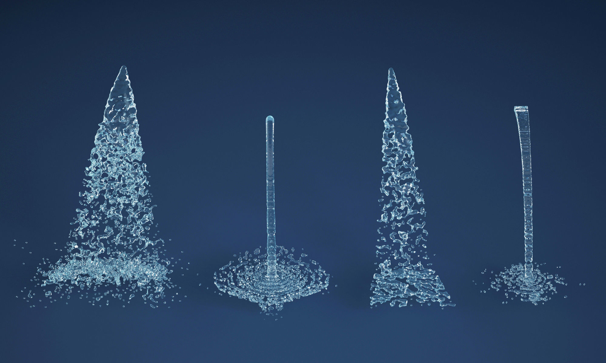 Water jet 3D model_2