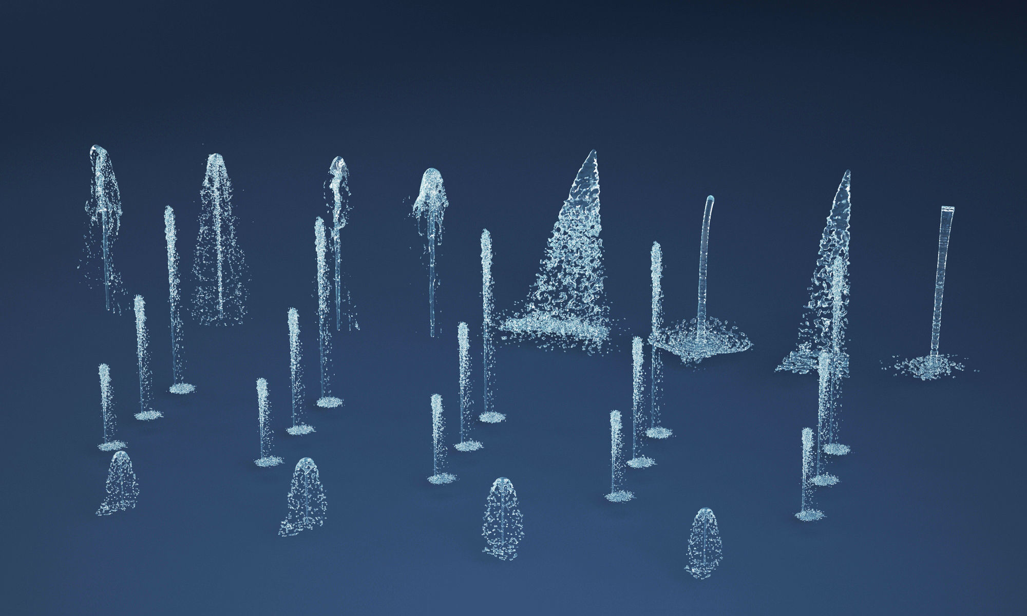 Water jet 3D model_5