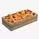 Apricot Wooden Crate Low-poly 3D model 7