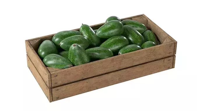 Avocado Wooden Crate