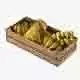 Banana Fruits Wooden Crate Low-poly 3D model 7