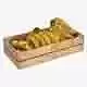 Banana Ripened Fruits Wooden Crate Low-poly 3D model 7