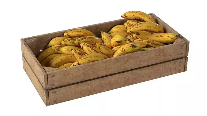 Banana Wooden Crate