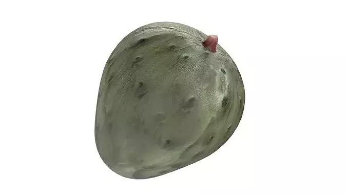 Cherimoya Fruit Low-poly 3D model 4