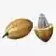 Cocoa Fruit Low-poly 3D model 7