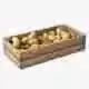 Cocoa Fruit Wooden Crate Low-poly 3D model 7