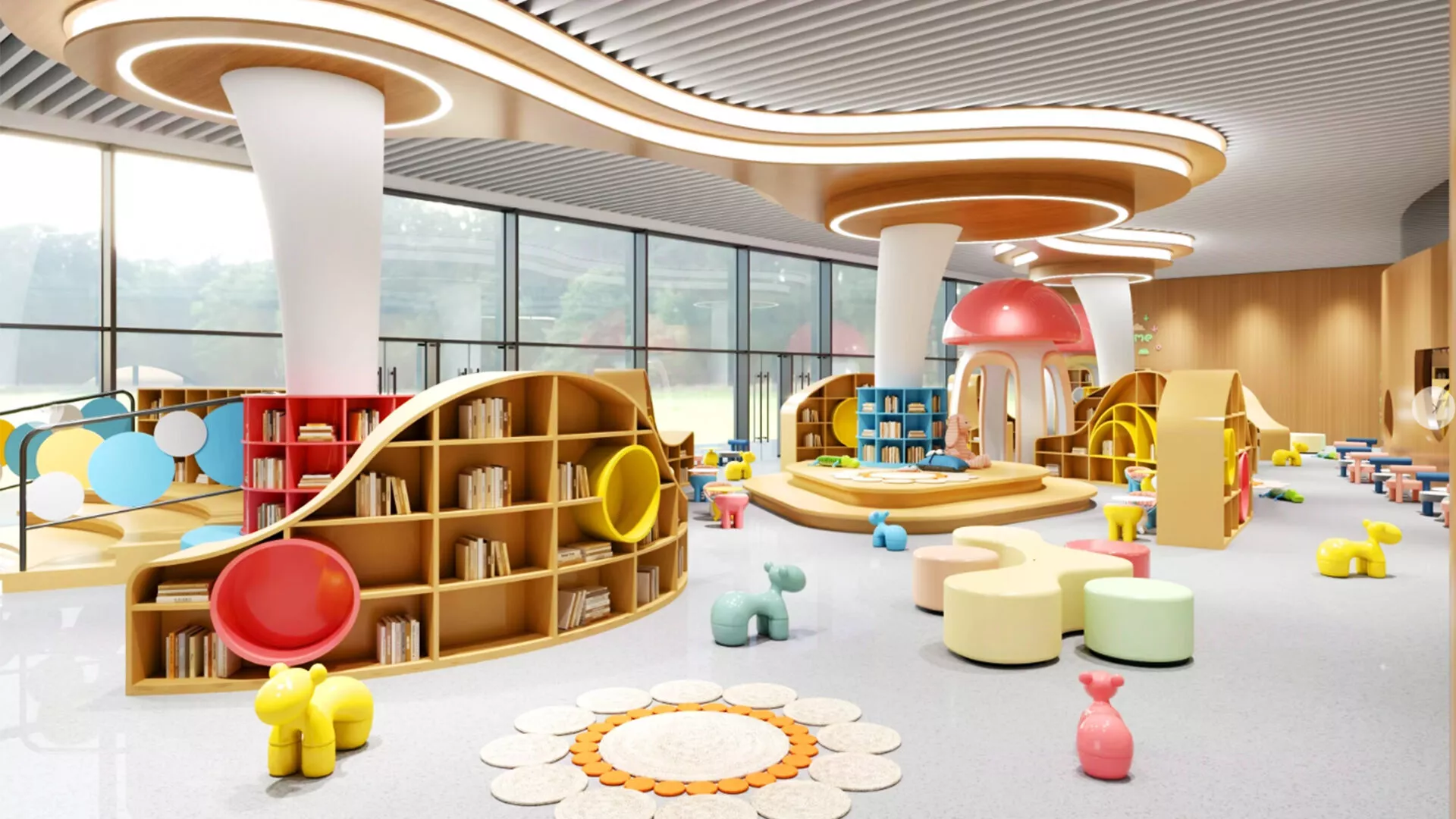 Preschool Reading Room 3D model