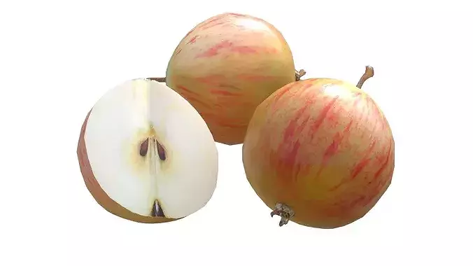 Crab Apple Low-poly 3D model