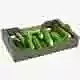 Cucumber Cardboard Fruit Box Low-poly 3D model 7