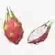 Dragon Fruit Low-poly 3D model 7