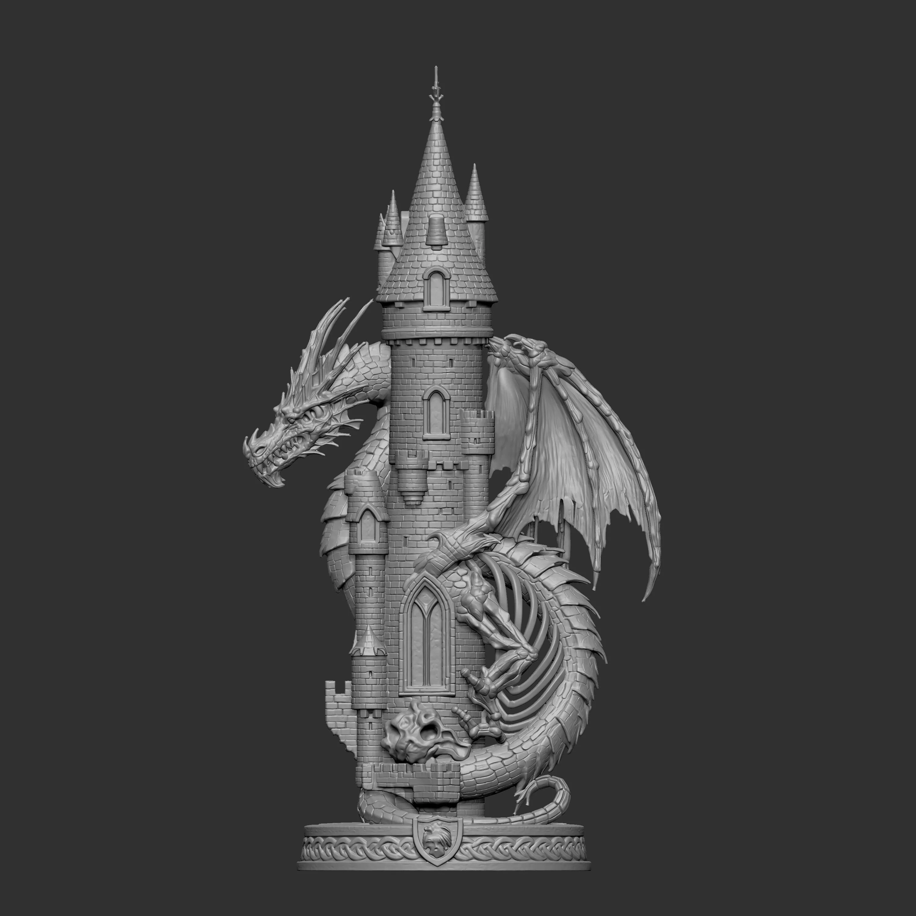 Dragon Dice Tower 3D print model