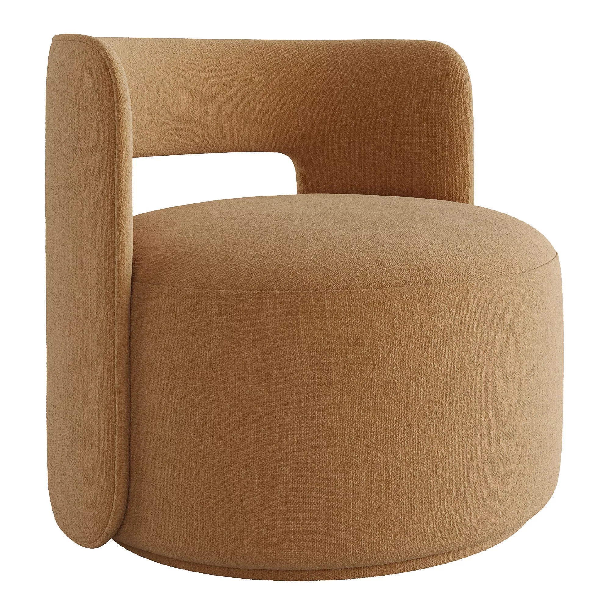 Theo S Swivel Armchair 3D model