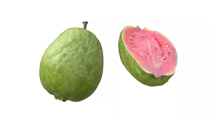 Guava Fruit v2 Low-poly 3D model