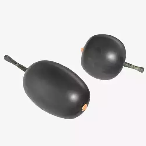 Jambul Fruit Low-poly 3D model 6