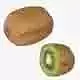 Kiwi Fruit Low-poly 3D model 7