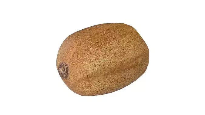 Kiwi Fruit Low-poly 3D model 2