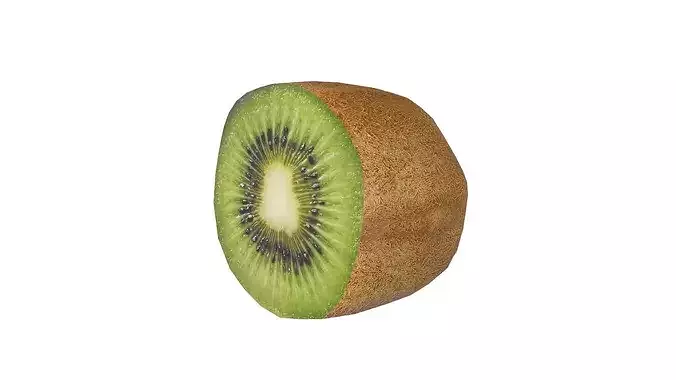Kiwi Fruit Low-poly 3D model 5