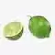 Lime Fruit Low-poly 3D model 7