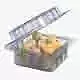 Loquat Fruit Box Plastic Transparent Low-poly 3D model 7