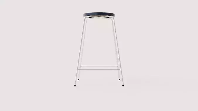 Meraki bar stool Low-poly 3D model 2