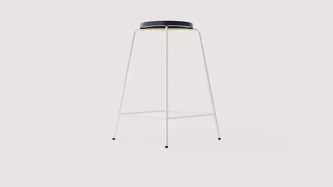 Meraki bar stool Low-poly 3D model