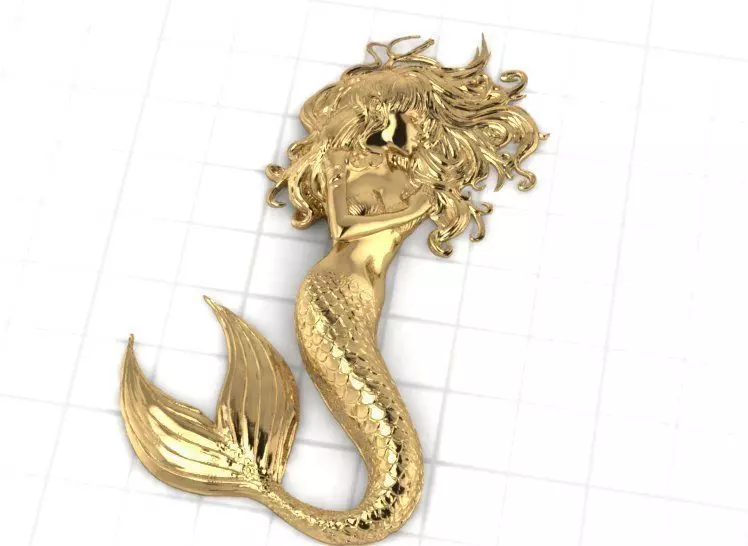 Mermaid Jewery 3D print model_0