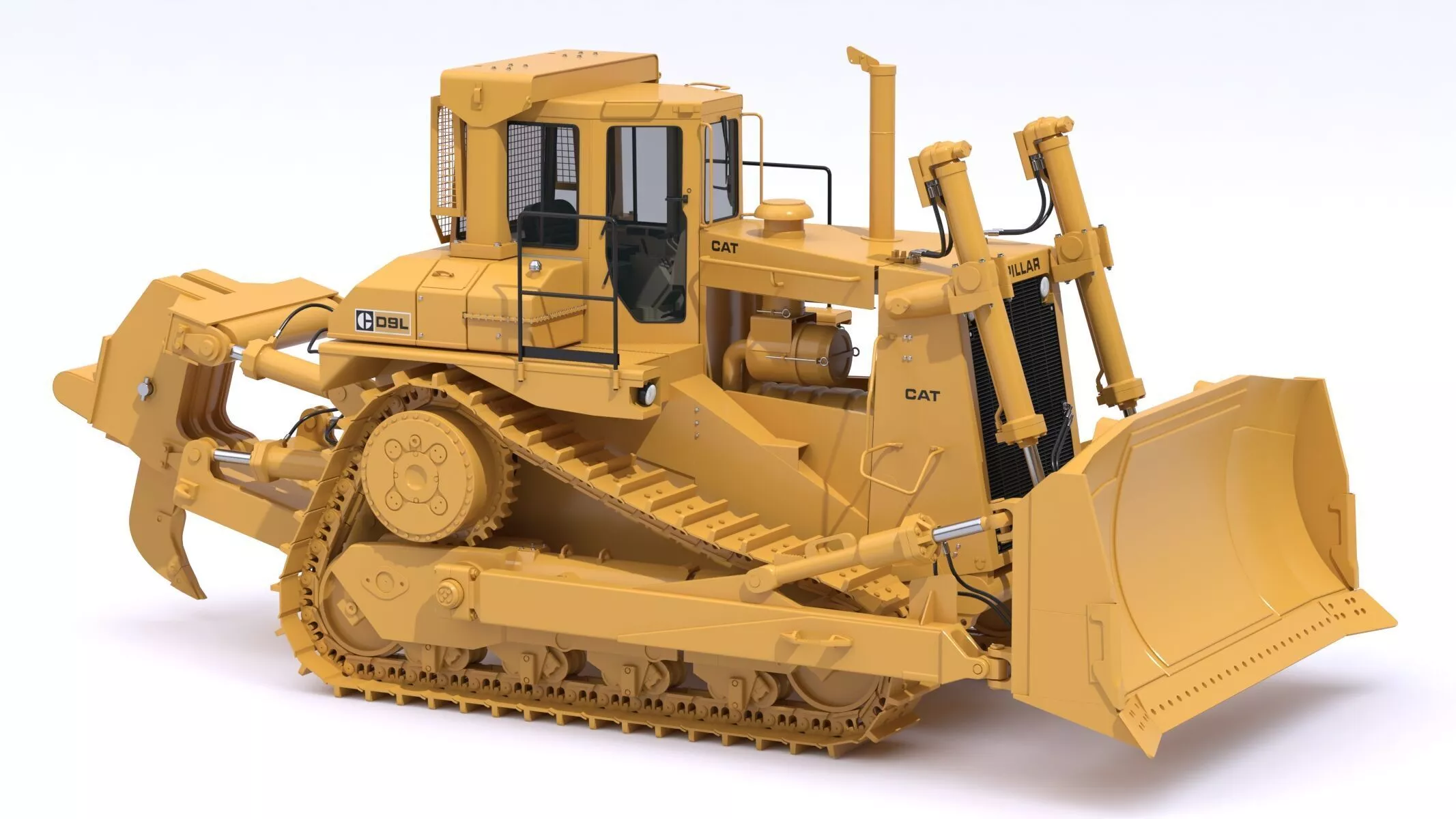 CAT D9L Craw Dozer 3D model