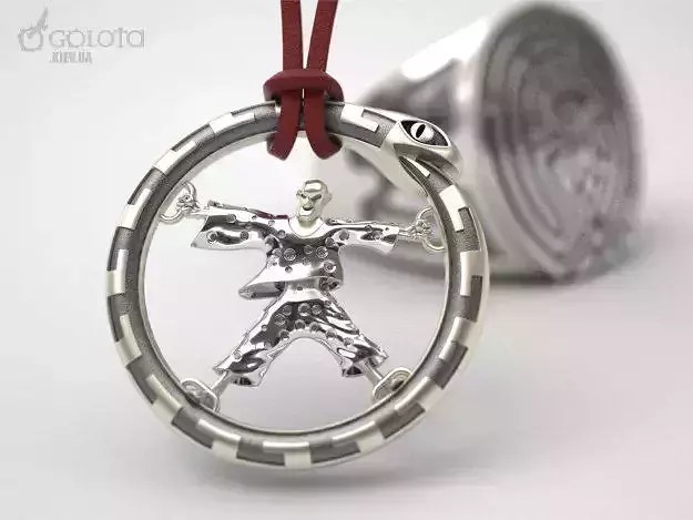 Crazy Bot  original pendant  3D print model