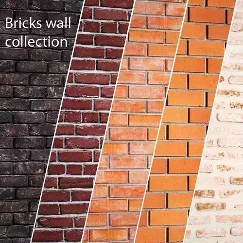 Bricks wall set