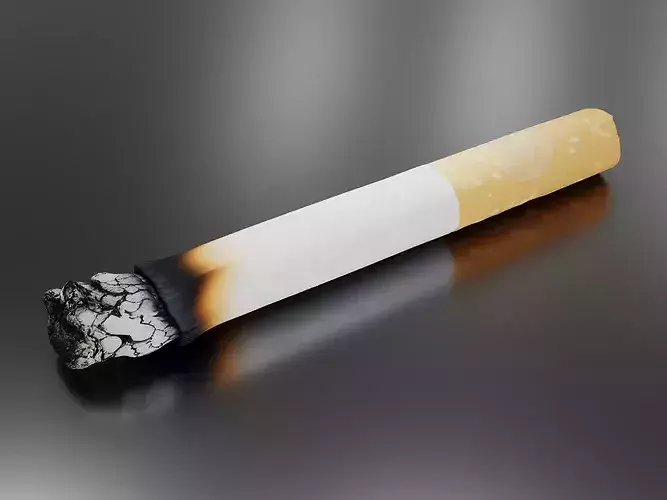Smoke Low-poly 3D model