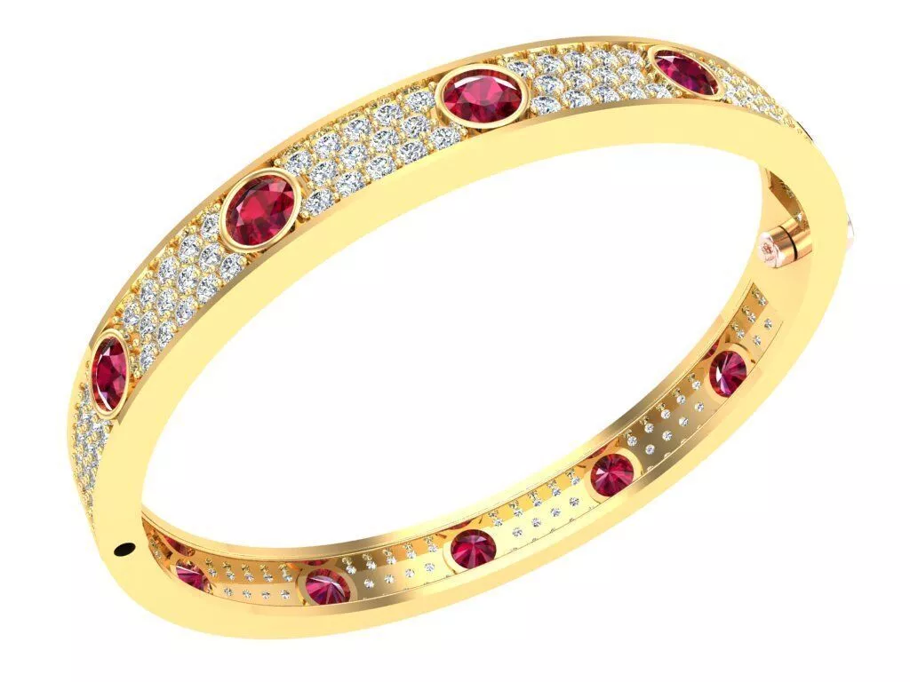 Diamond bracelet - Gold bracelet - N4314A 3D print model