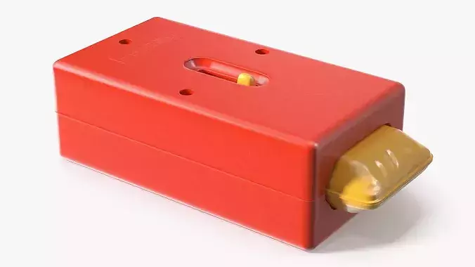 Vintage McDonalds Plastic Apple Pie Toy 1989 3D model 6