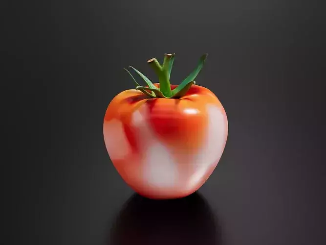 Tomato 03 Low-poly 3D model