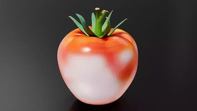 Tomato 03 Low-poly 3D model 4