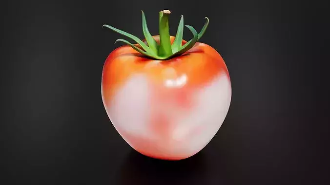Tomato 03 Low-poly 3D model 3