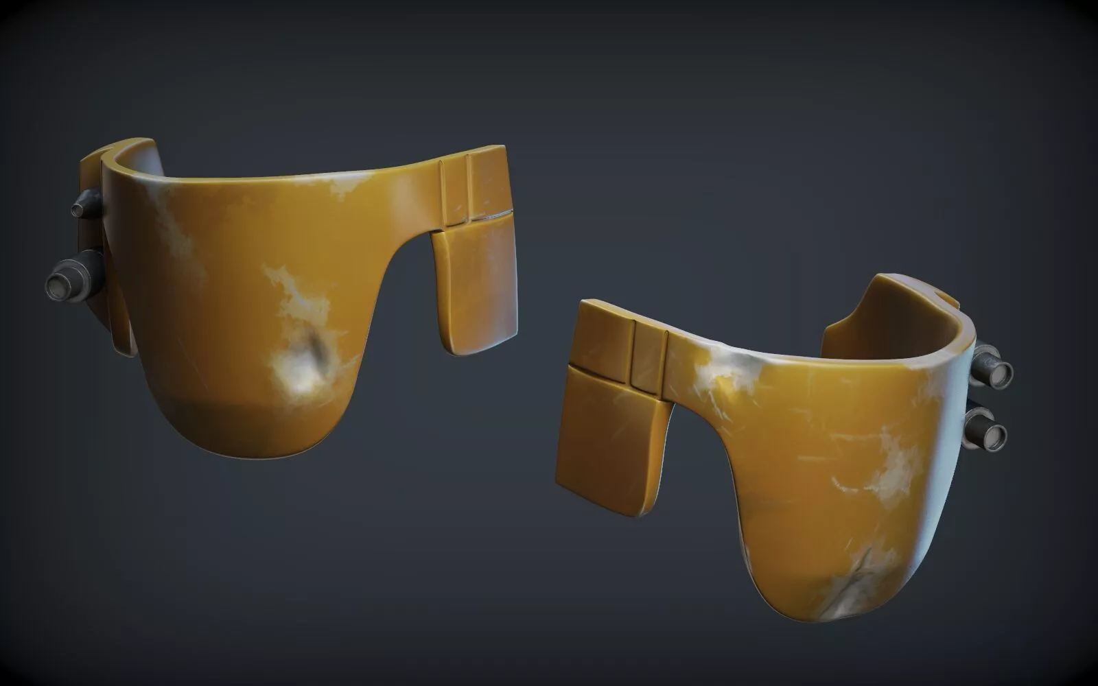 BOBA FETT KNEE ARMOR 3D print model