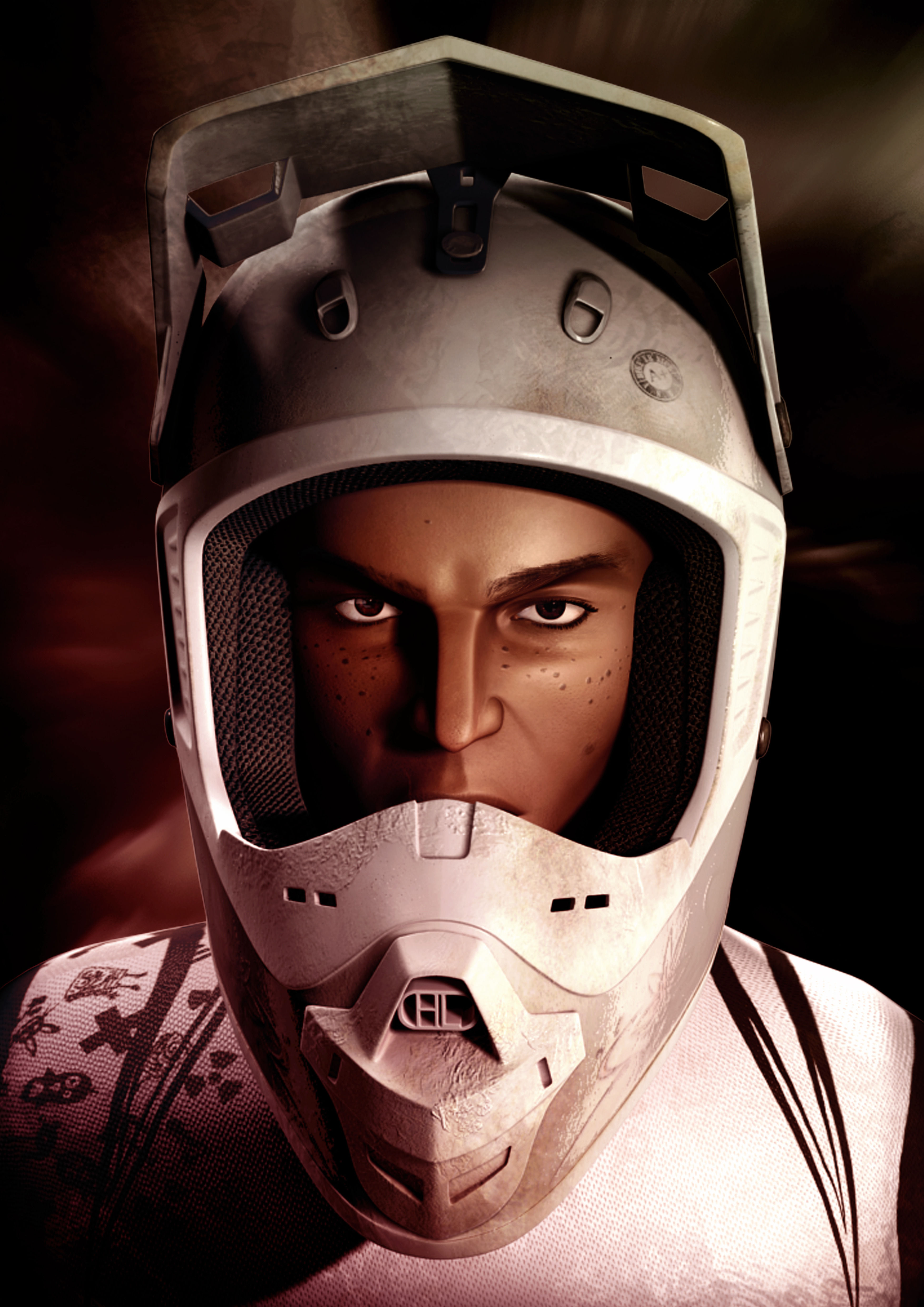 Biker - Rider - BMX 3D model_1