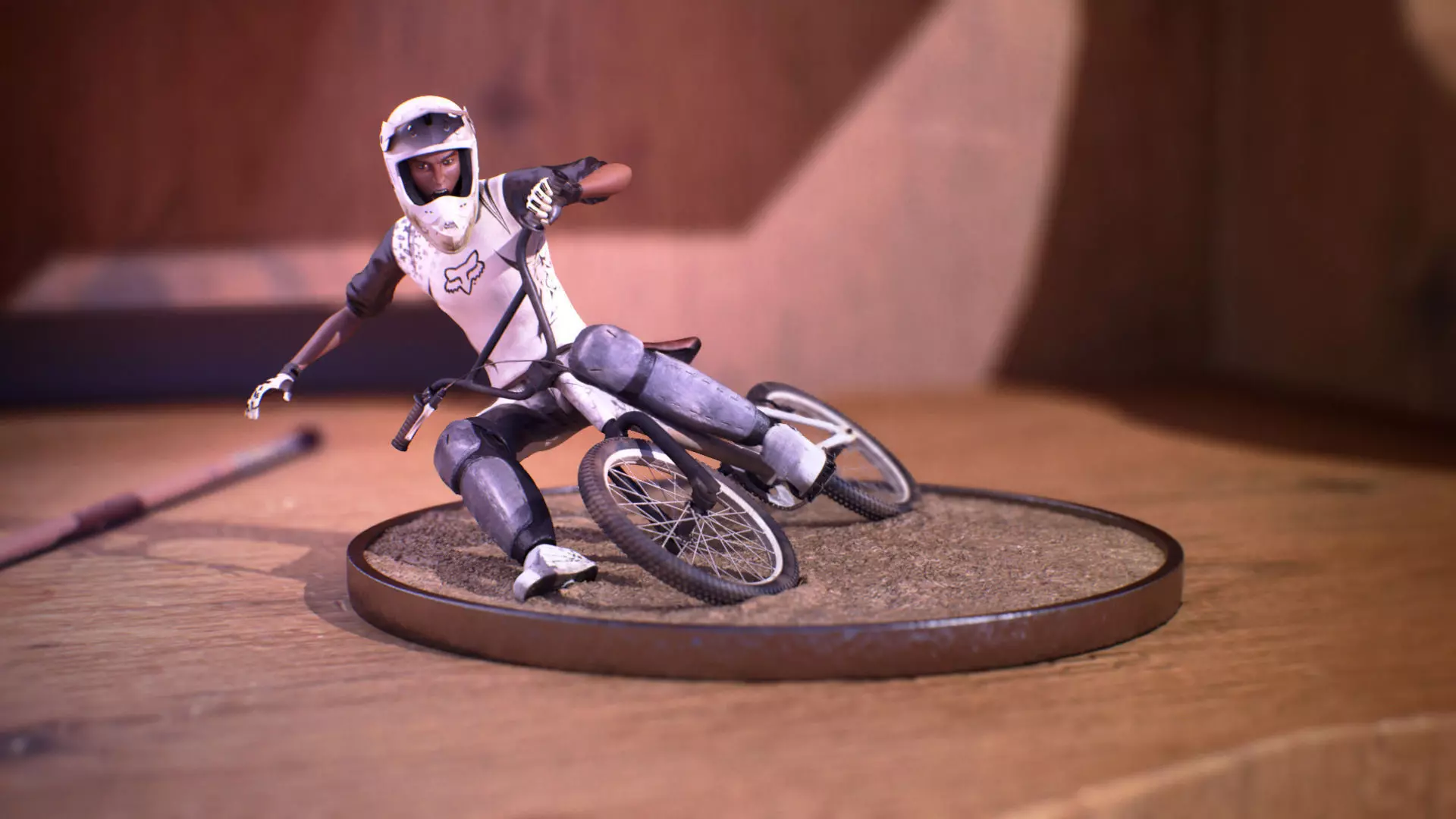 Biker - Rider - BMX 3D model_0