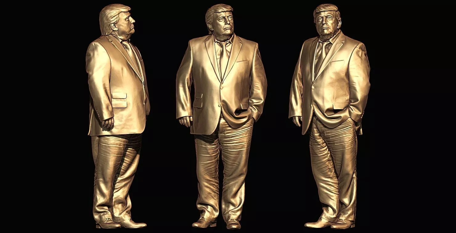 DONALD TRUMP FULL BODY 3D print model