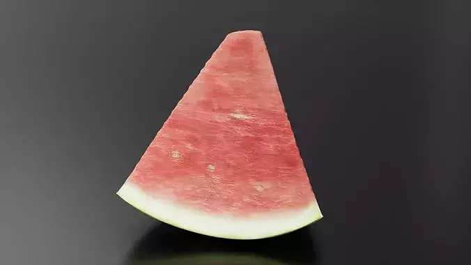 Watermelon 01 Low-poly 3D model 4