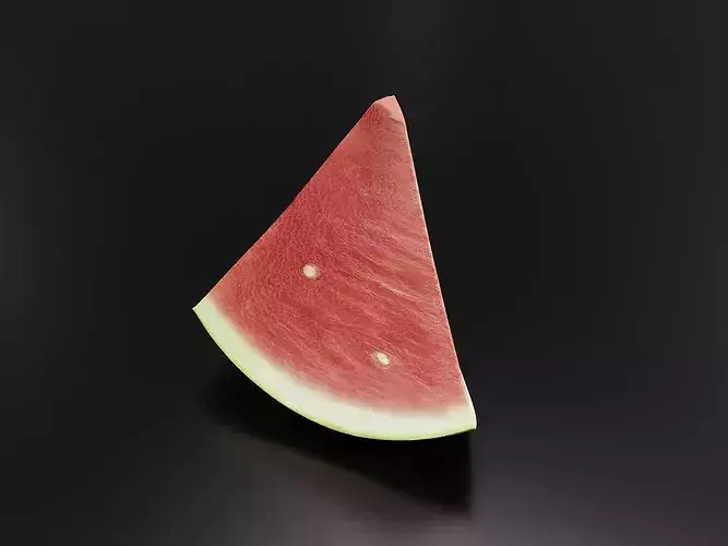 Watermelon 01 Low-poly 3D model