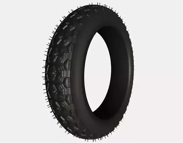 3D Trye motorcycle tire